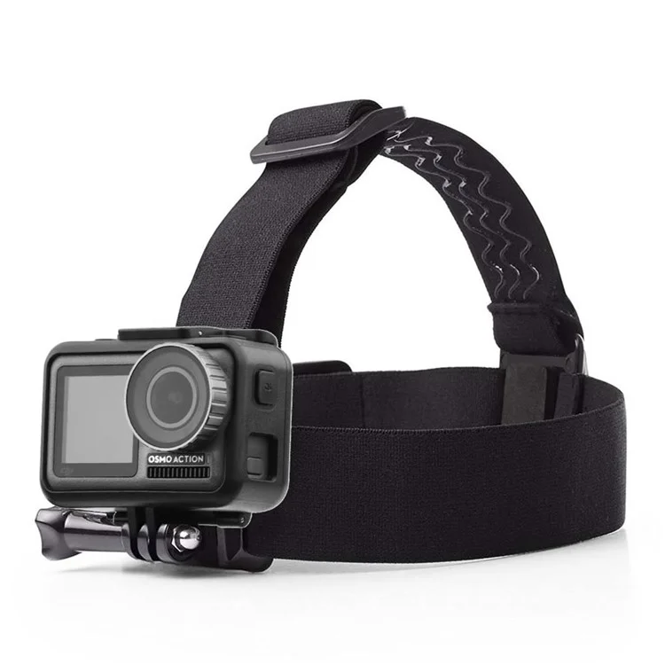 BRDRC DJI-6014 Para Câmera de Ação Osmo Cinta para Cabeça Ajustável Anti-Deslizante Fixação de Banda Bandana