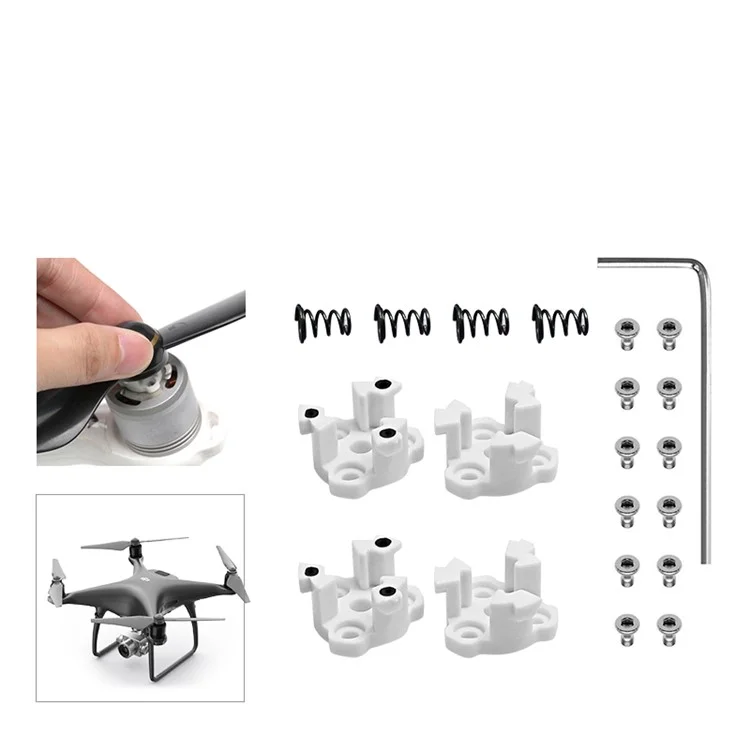For DJI Phantom 4 Pro 9455S 2 Pairs Props Mounting Propeller Base Blade Holder Drone Parts Mount Accessory