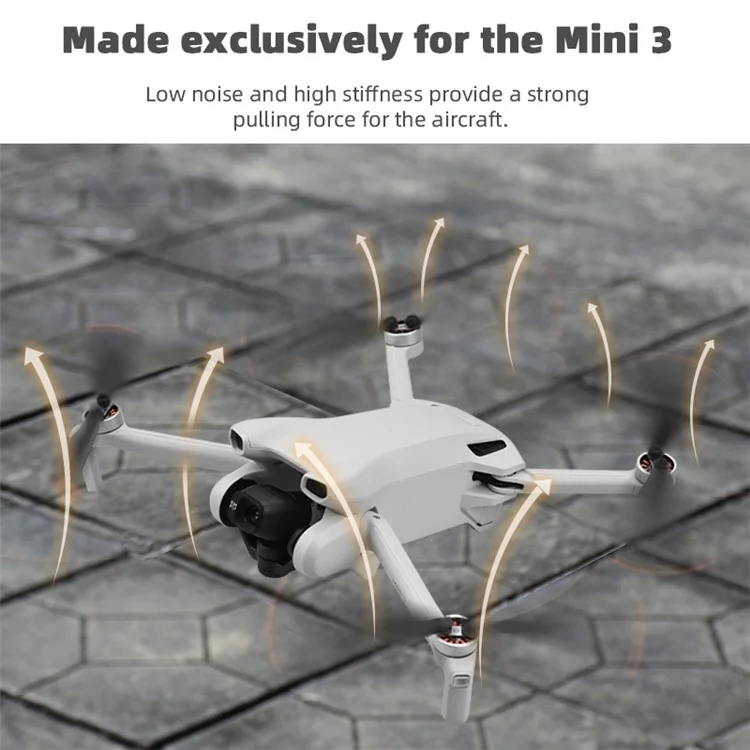 EWB9632 Dos pares de hélices de repuesto RC Drone para cuadrirrotor DJI Mini 3 RC - Oro