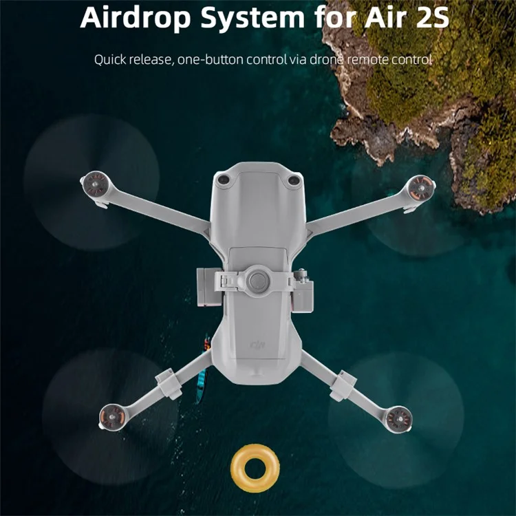 BRDRC DJI-9199 Conjunto de tren de aterrizaje para lanzador para el sistema de entrega de cargas útiles DJI Air 2S / Air 2 RC Drone Accesorios