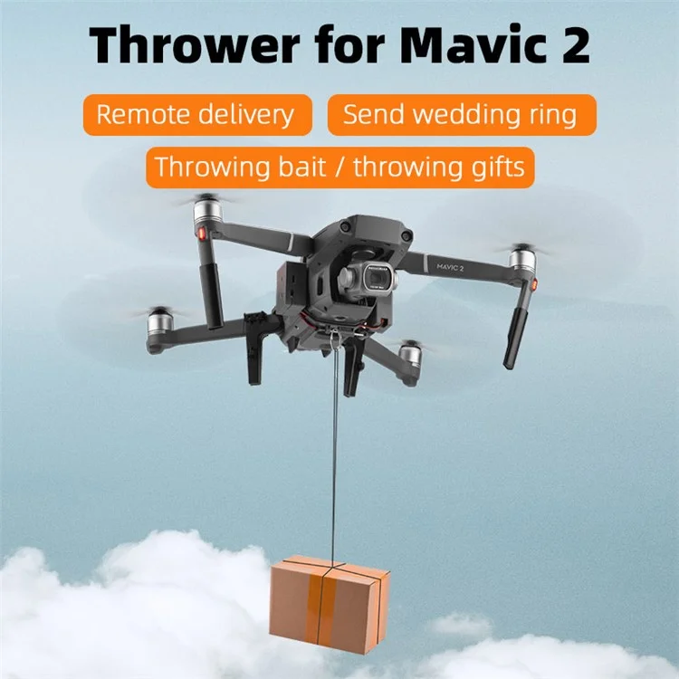Sistema de Lanzador Remoto BRDRC DJI-9377 para DJI Mavic 2 Zoom / 2 Pro Juego de Tren de Aterrizaje Dispositivo de Entrega Aérea Accesorios de Drone RC