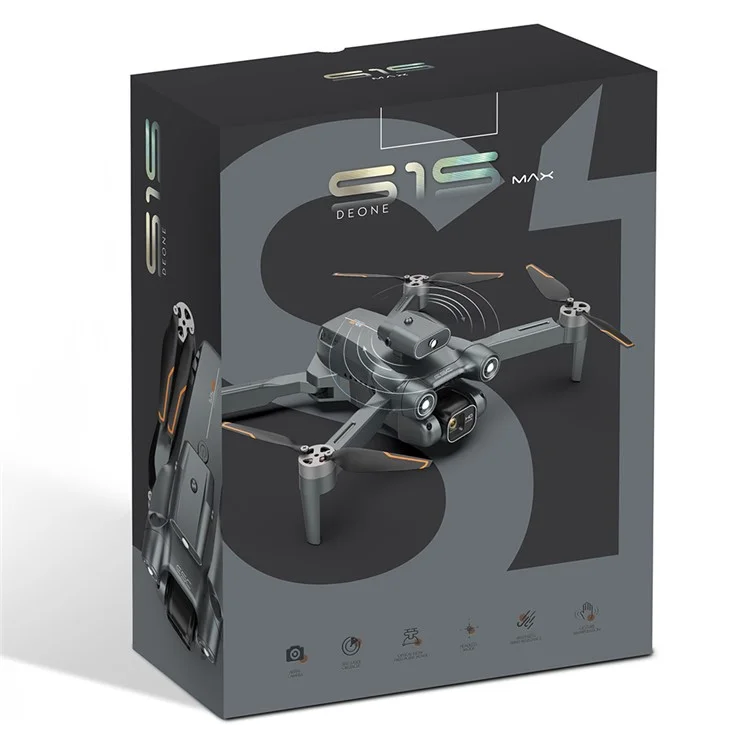 LSRC-S1S 480P Drone RC pieghevole con rilevamento degli ostacoli Fotografia aerea Brushless Aircraft con modalità Headless