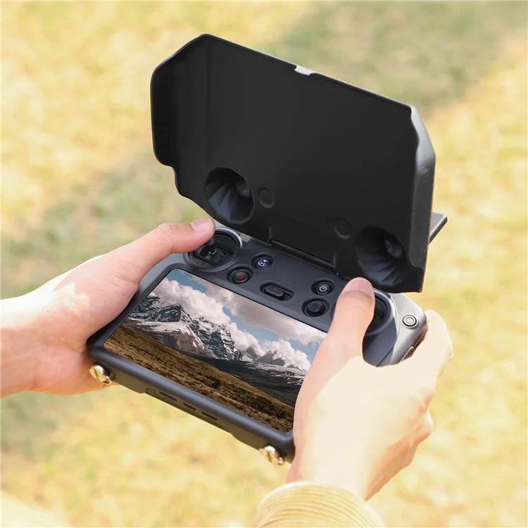 SUNNYLIFE YK558 For DJI RC Pro Remote Control Anti-Scratch Protector Case with Sun Hood Sunshade Sunlight Shelter