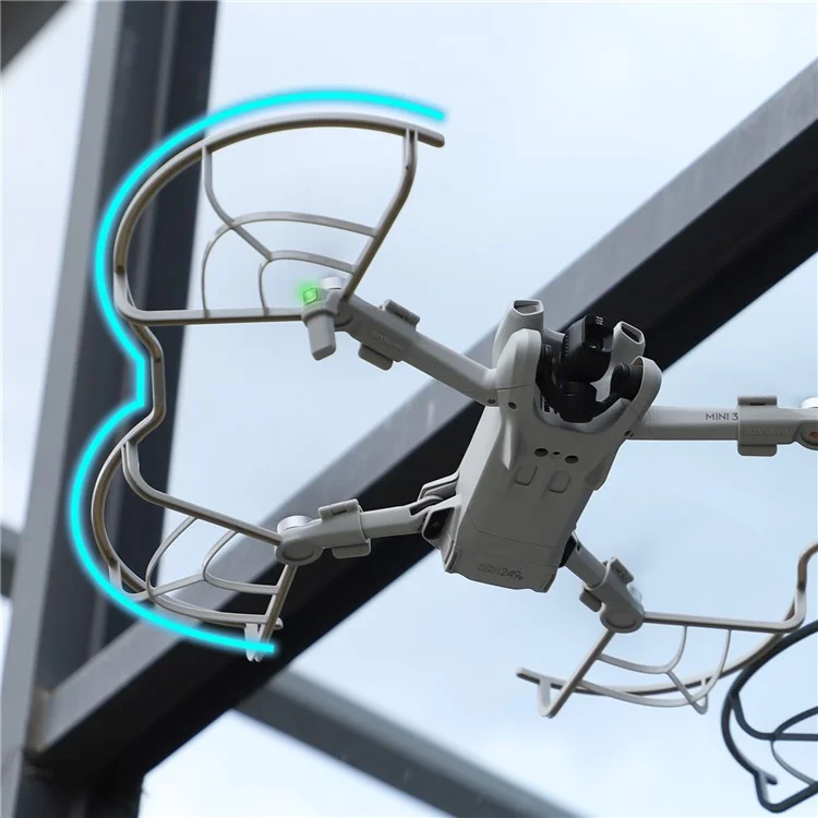 SUNNYLIFE MM3-KC559 Para DJI Mini 3 Protetor de Hélice Protetor de Anel Anti-colisão Liberação Rápida Anti-vibração