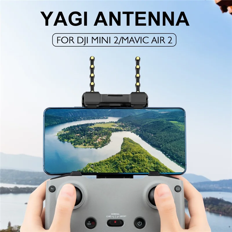 STARTRC 1109116 ABS+Reinkupfer YAGI-Antenne 5,8GHz Signalverstärker Reichweitenverlängerer für DJI Mavic Air 2 / Mini 2