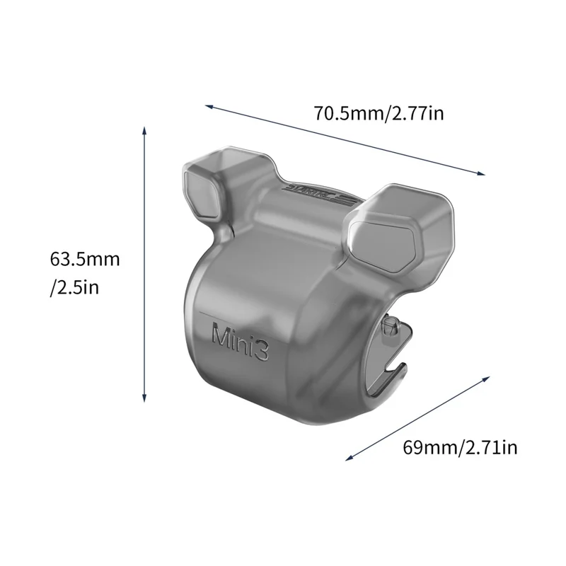 STARTRC 1116359 For DJI Mini 3 PC Gimbal Protector Lens Hood Gimbal Guard Lens Cover Dustproof Cap