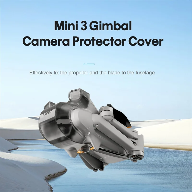 STARTRC 1116359 For DJI Mini 3 PC Gimbal Protector Lens Hood Gimbal Guard Lens Cover Dustproof Cap