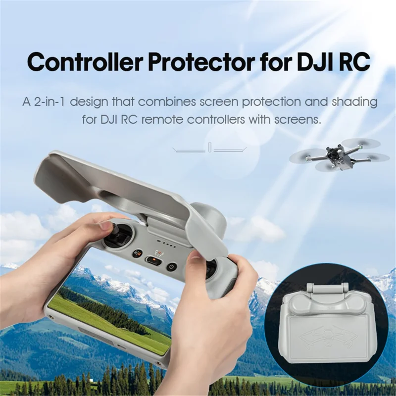 STARTRC 1116380 Sunshade Cover for DJI RC Remote Control with Screen , ABS Sun Hood Protective Cover