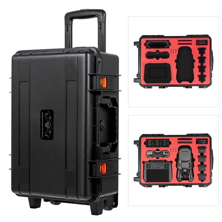 STARTRC 1115918 Para DJI Mavic 3 / Mavic 3 Classic Trolley Suitcase ABS Caixa de transporte rígida de grande capacidade