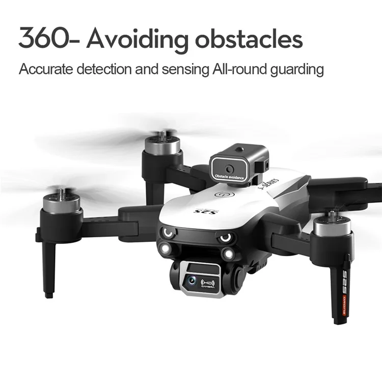 LS-S2S Drone 4K 480p HD Dual Camera Motor WiFi RC Drone Eis Pliage Quadcopter