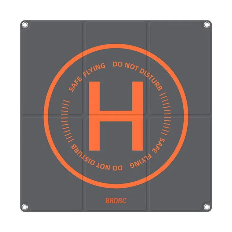BRDRC Parkplatz Apron Pad für DJI Mini 3 Pro / Avata / Air 2 / Mini 2 / Mini SE / Mavic Mini 65cm PU-Leder Drohnen-Landeplatz