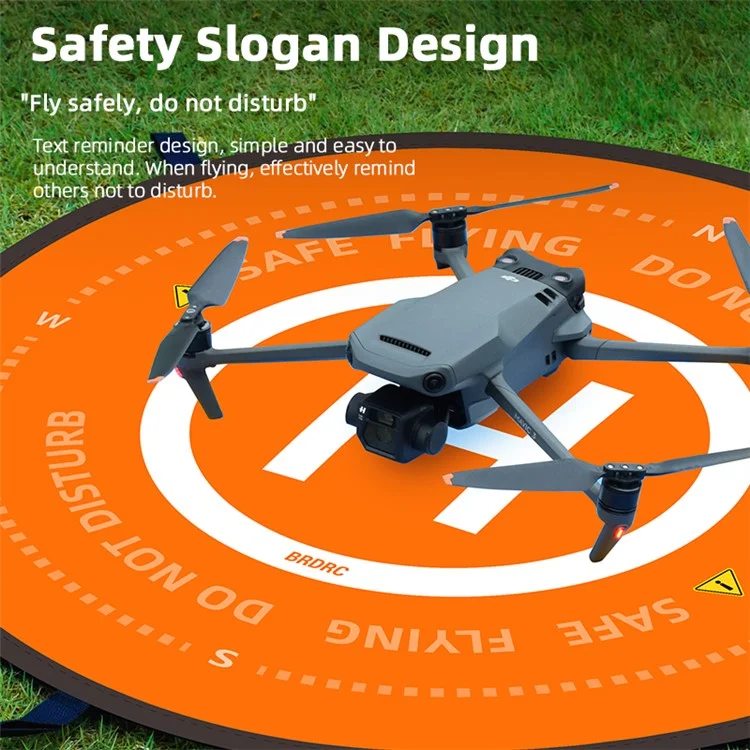 BRDRC для DJI Mini 3 Pro / Avata / Air 2 Drone Landing Pad 55 см двухсторонняя оксфордская ткань Парковочный передник
