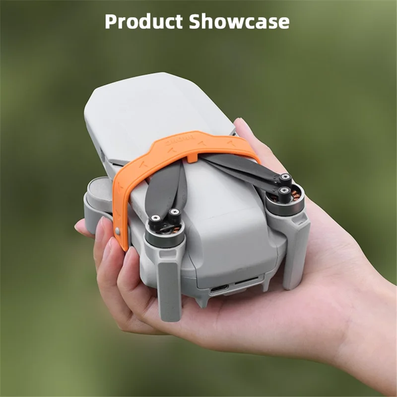 BRDRC Propellerschutz für DJI Mini 2 / Mavic Mini / Mini SE / Mini 2 SE, Silikon+ABS Drohnen-Propellerschutz-Gurt - Grau