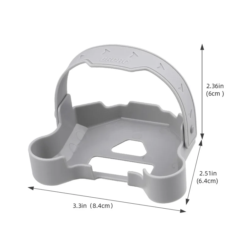 BRDRC Propellerschutz für DJI Mini 2 / Mavic Mini / Mini SE / Mini 2 SE, Silikon+ABS Drohnen-Propellerschutz-Gurt - Grau