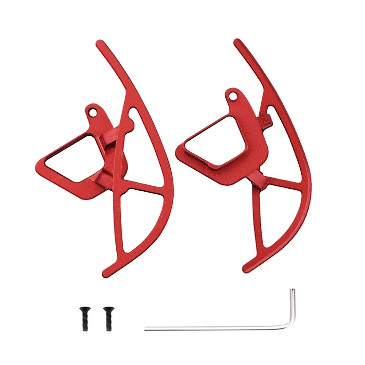 BRDRC 1 Par de Parachoques del Gimbal del Drone para DJI Avata, Barra de Protección Antichoque de Aleación de Aluminio - Rojo