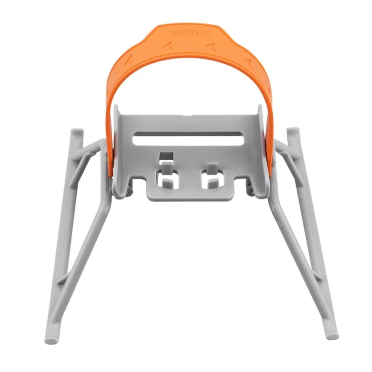 BRDRC Pour DJI Mini 3 / Mini 3 Pro Atterrissage Pliable Béquilles ABS Rehausseur de Hauteur avec Sangle en Silicone - Orange