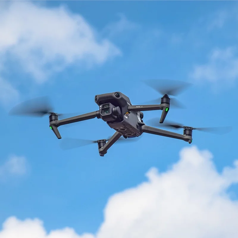 BRDRC 9453 1 Pair For DJI Mavic 3 / Mavic 3 Pro Quick Release Propeller Drone Blade Spare Parts - Gold Edge