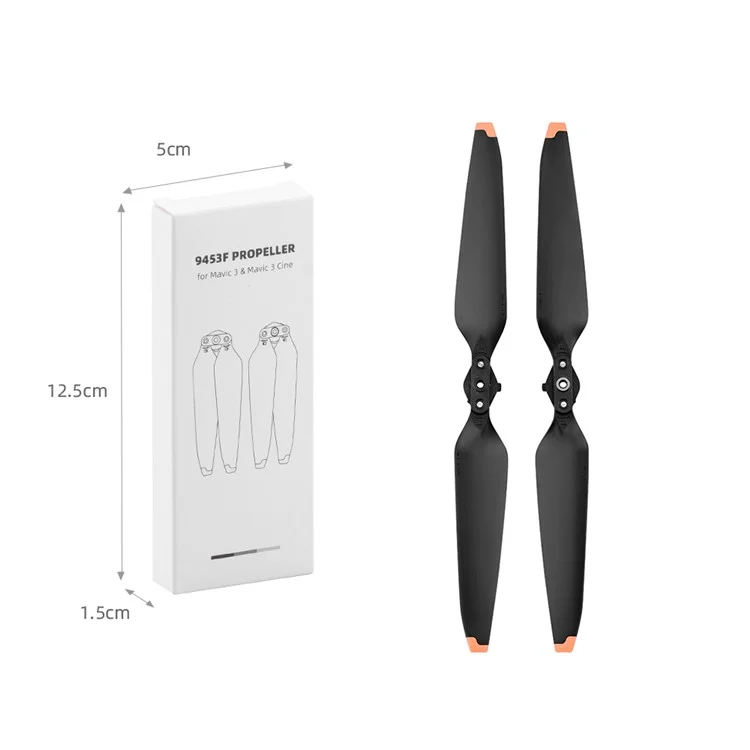 BRDRC 1 Pair for DJI Mavic 3 Pro / Mavic 3 / Mavic 3 Classic 9453F RC Drone Propellers Replacement PC+TPU RC Quadcopter Air Blade