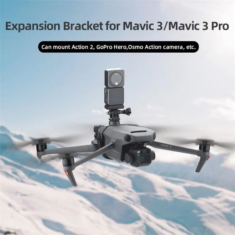 BRDRC для DJI Mavic 3 / Mavic 3 Pro / Mavic 3 Classic Расширенный верхний монтажный кронштейн Держатель кронштейна камеры ПК