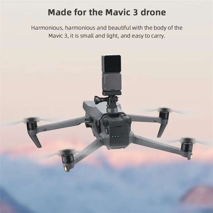 BRDRC для DJI Mavic 3 / Mavic 3 Pro / Mavic 3 Classic Расширенный верхний монтажный кронштейн Держатель кронштейна камеры ПК