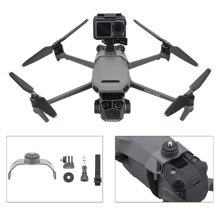 BRDRC для DJI Mavic 3 / Mavic 3 Pro / Mavic 3 Classic Расширенный верхний монтажный кронштейн Держатель кронштейна камеры ПК
