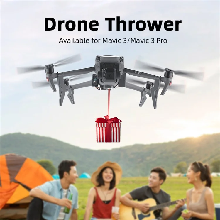 Brdrc Pour Dji Mavic 3 / Mavic 3 Pro Remote Thrower Airdrop Deliver Delivery Gear Gear Set RC Drone Accessoires