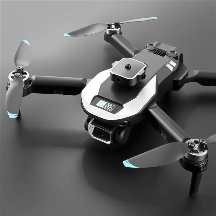 S150 Evitação de Obstáculos de 4 Lados RC Drone Sem Escova Dual Câmera Dobrável Aeronave Fluxo Óptico Posição de Quadro