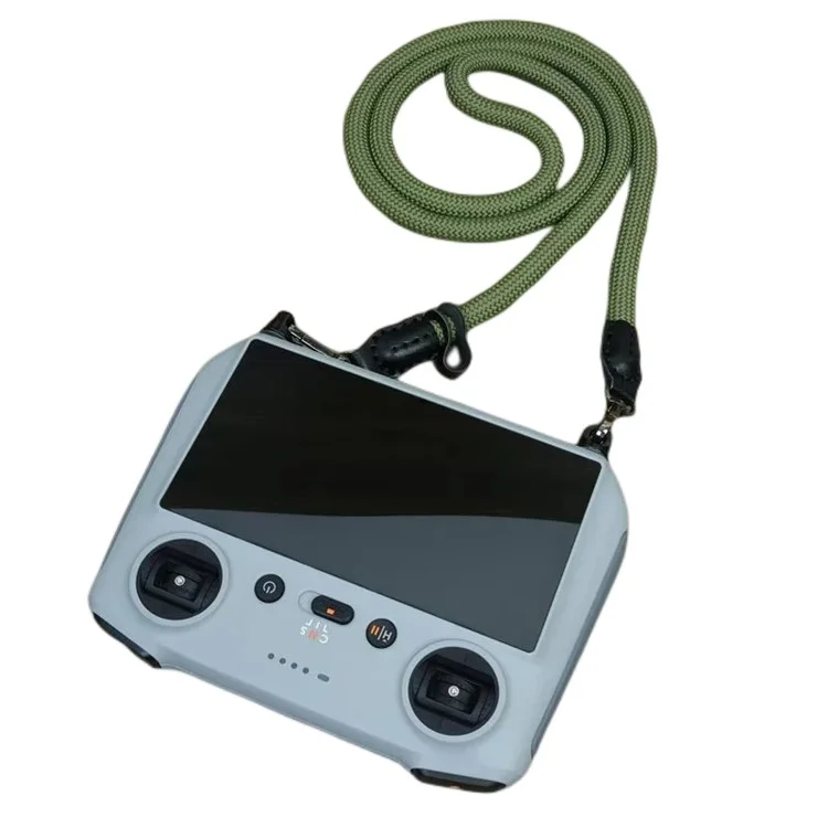 For DJI RC Remote Control with Screen Shoulder Strap Nylon Remote Controller Carrying Lanyard - Green