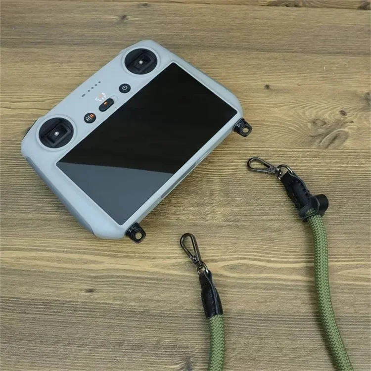 For DJI RC Remote Control with Screen Shoulder Strap Nylon Remote Controller Carrying Lanyard - Green