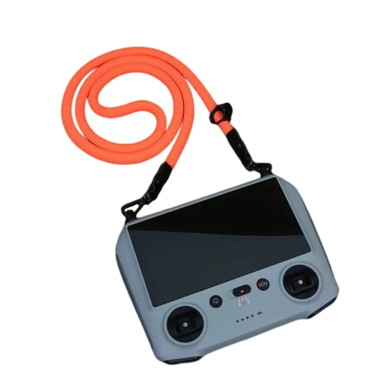 For DJI RC Remote Control Neck Shoulder Strap Nylon Remote Controller Carrying Lanyard - Orange