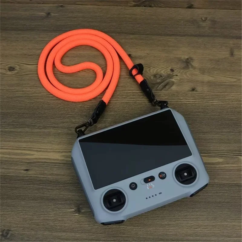 For DJI RC Remote Control Neck Shoulder Strap Nylon Remote Controller Carrying Lanyard - Orange