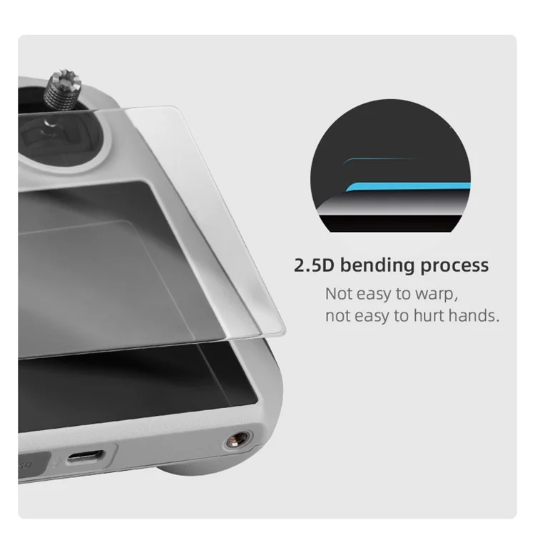 BRDRC для пульта ДУ DJI Mini 3 Pro Защитная пленка для экрана HD Clear Tempered Glass Film