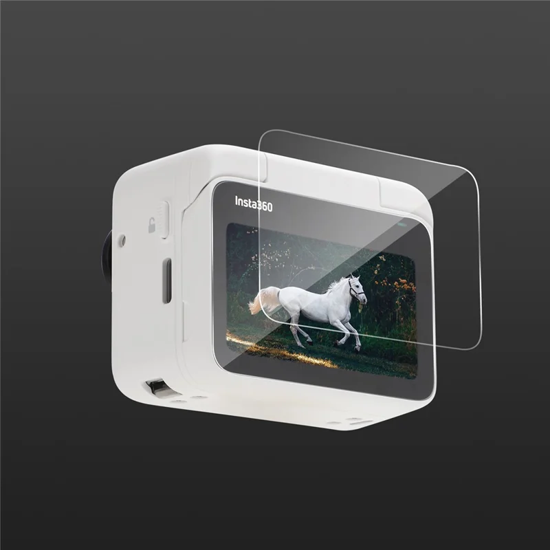 SUNNYLIFE 1Pc For Insta360 GO 3 Action Camera Tempered Glass 9H Hardness Lens Film + Screen Protector Set