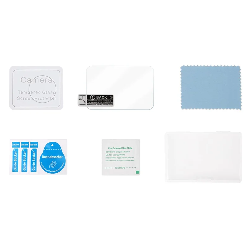 SUNNYLIFE 1Pc For Insta360 GO 3 Action Camera Tempered Glass 9H Hardness Lens Film + Screen Protector Set