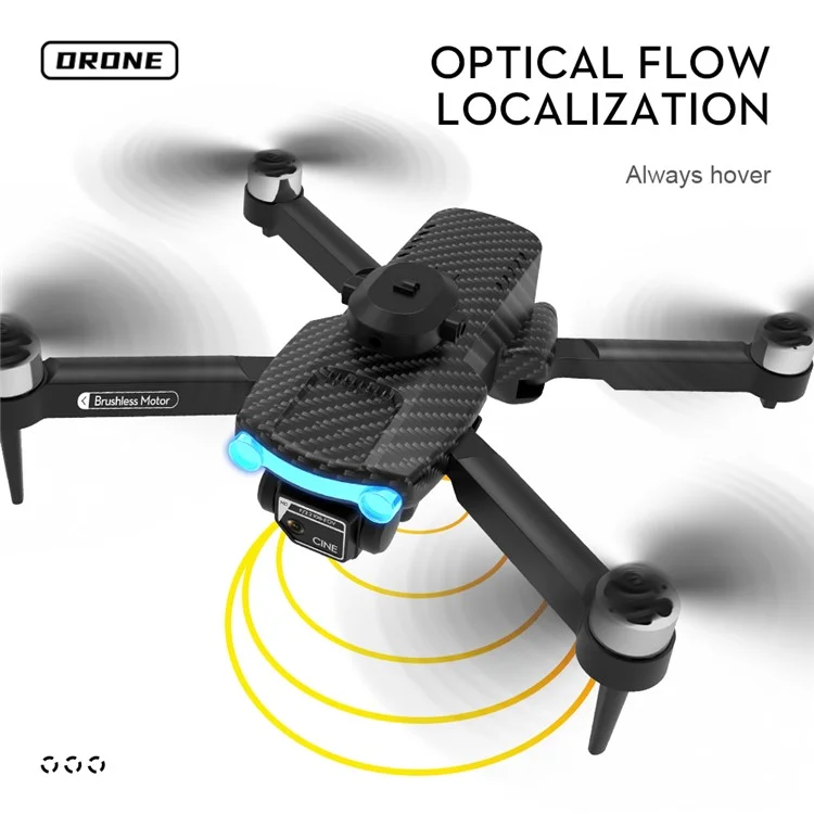 XT204 4K (480P) HD Lens Foldable RC Drone Brushless Motor Obstacle Avoidance 4-Axis RC Quadcopter, com 1 Bateria do Drone