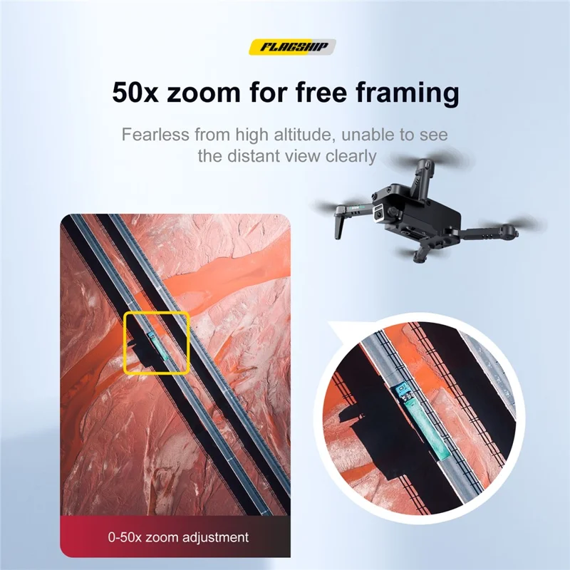 S125 Mini HD Dual Camera RC Drone Obstacle Avoidance Optical Flow Positioning 4-CH Folding Aircraft, Single Battery - White