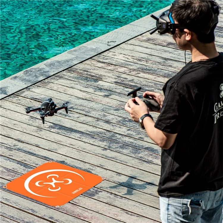 STARTRC 1121933 Квадрокоптер Посадочная площадка для серии DJI Mavic Mini Air PU Кожаная 55*55см Складная Вертолетная площадка
