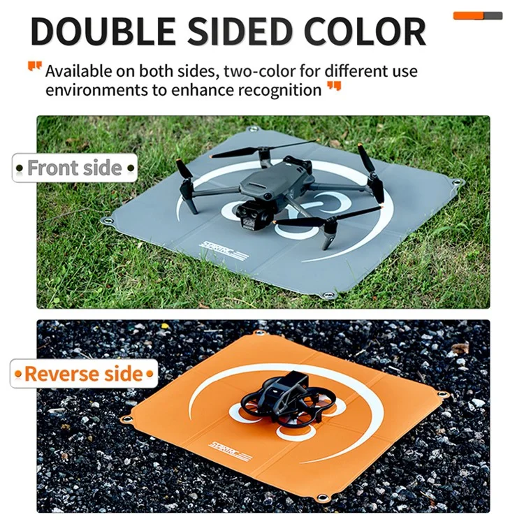STARTRC 1121933 Квадрокоптер Посадочная площадка для серии DJI Mavic Mini Air PU Кожаная 55*55см Складная Вертолетная площадка