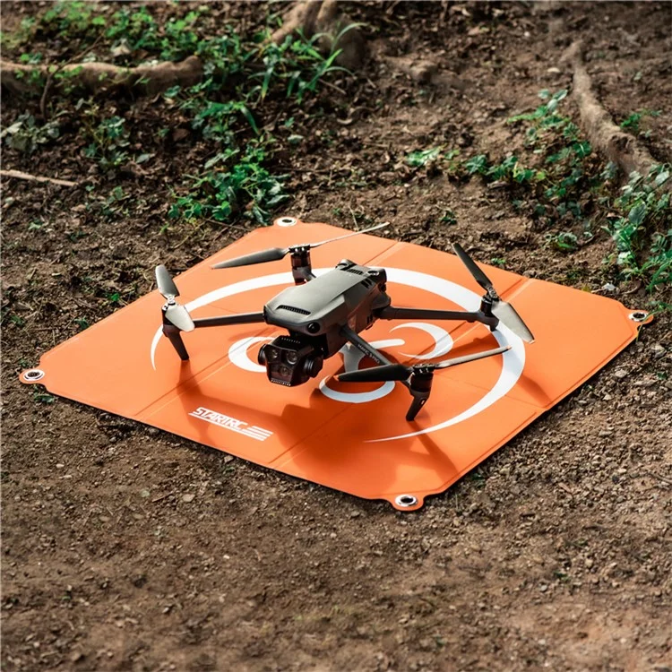 STARTRC 1121933 Квадрокоптер Посадочная площадка для серии DJI Mavic Mini Air PU Кожаная 55*55см Складная Вертолетная площадка