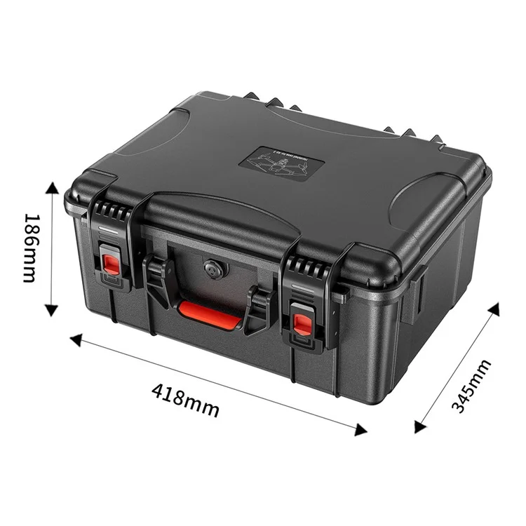 STARTRC 1125191 For DJI Air 3 and RC 2 / RC-N2 Remote Control Waterproof Anti-shock PP Storage Box Drone Carrying Case