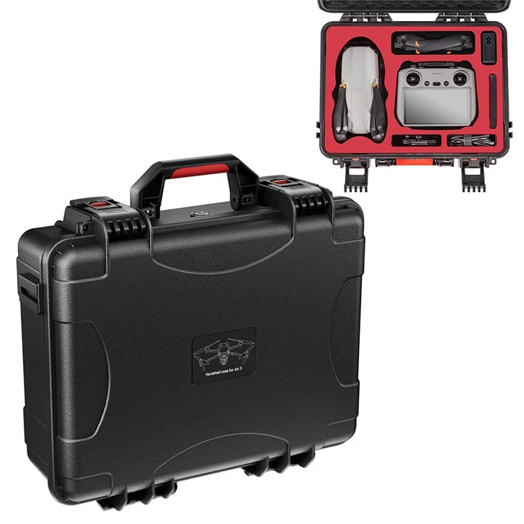 STARTRC 1125207 For DJI Air 3 and RC 2 / RC-N2 Remote Control Shockproof PP Storage Box Waterproof Drone Carrying Case