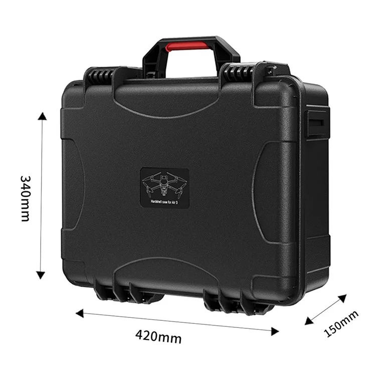 STARTRC 1125207 For DJI Air 3 and RC 2 / RC-N2 Remote Control Shockproof PP Storage Box Waterproof Drone Carrying Case