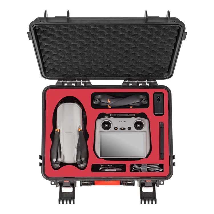 STARTRC 1125207 For DJI Air 3 and RC 2 / RC-N2 Remote Control Shockproof PP Storage Box Waterproof Drone Carrying Case
