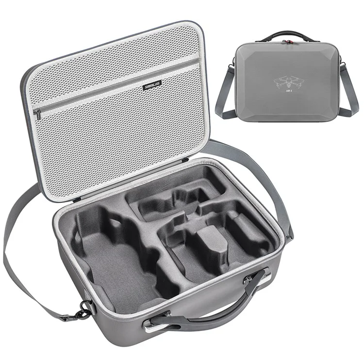 STARTRC 1125221 PU Leather Shoulder Handbag for DJI Air 3 Carrying Case (Compatible with RC 2 / RC-N2 Controller)