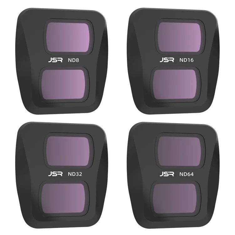 JUNESTAR JSR-1031-16 KB-4IN1 Para DJI Air 3 ND8 / 16 / 32 / 64 Conjunto de Filtros de Lente de Estrutura de Alumínio de Aviação