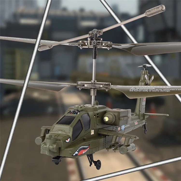 Jouet d'hélicoptère militaire de simulation SYMA S109G 2.4G à haute fréquence, avec batteries doubles