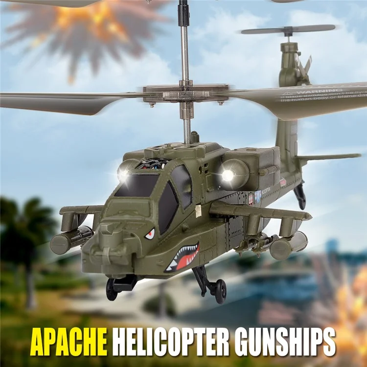 Jouet d'hélicoptère militaire de simulation SYMA S109G 2.4G à haute fréquence, avec batteries doubles