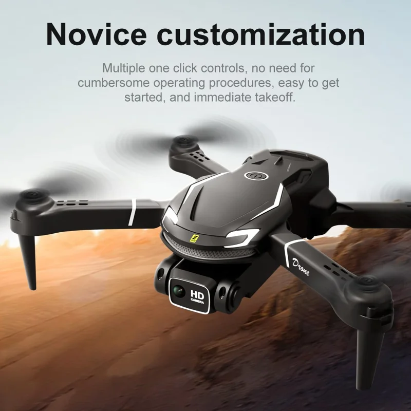 V88 Dual Camera Drone Altitude Hold Headless Mode Foldable RC Quadcopter, Dual Batteries - Grey