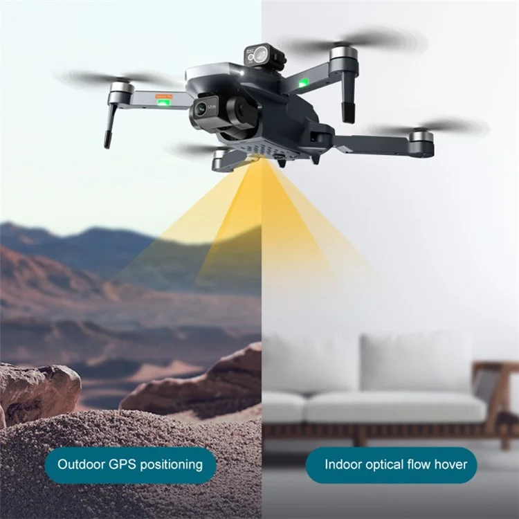 PJC RG101 PRO FPV Brushless Quadcopter Obstacle Avoidance Foldable RC Drone, Singola Batteria