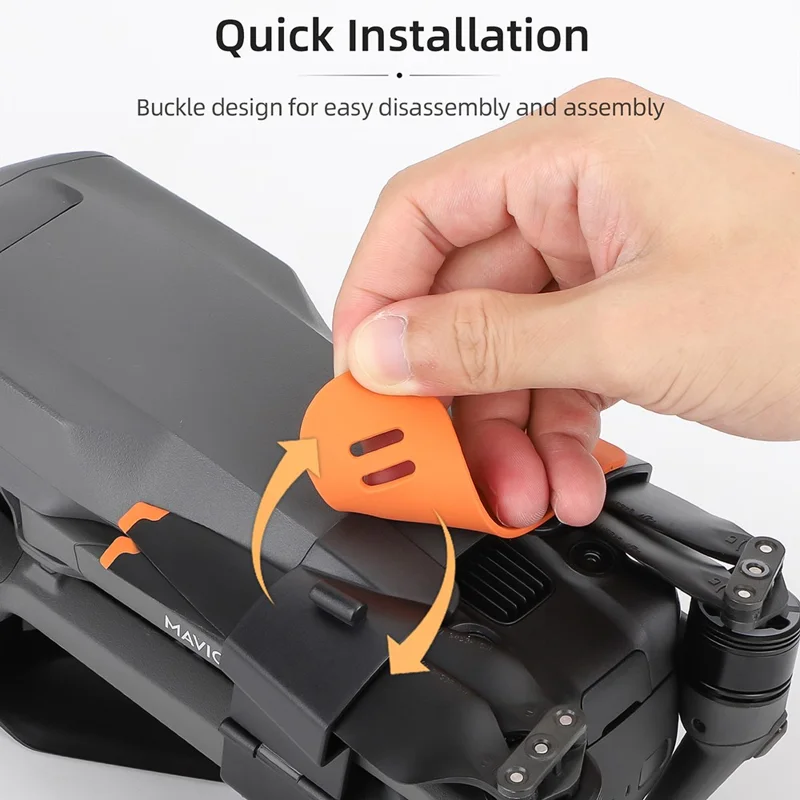 SUNNYLIFE SJ591 Propeller Stabilizer Holder for DJI Mavic 3 / 3 Pro / 3 Classic Paddle Protector Fixed Mount Belt - Black